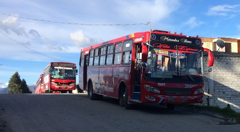 End of Loja Bus Line 5