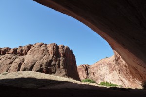 Hiking in the Glen Canyon National Recreation Area.