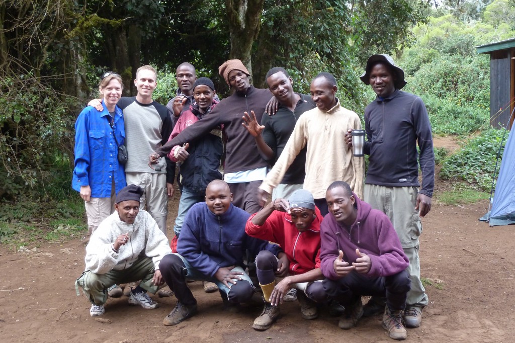 Our team of amazing guys that made our climb not only possible, but positively luxurious.