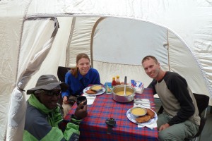 Lunch at the Lava Tower.