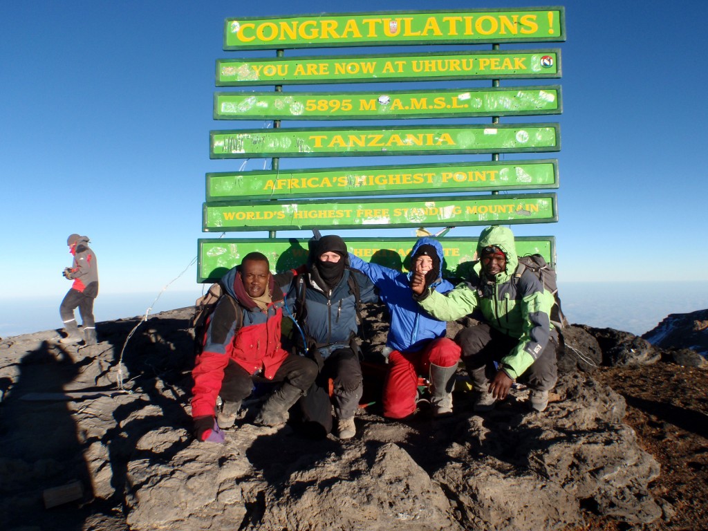We made it to the roof of Africa!