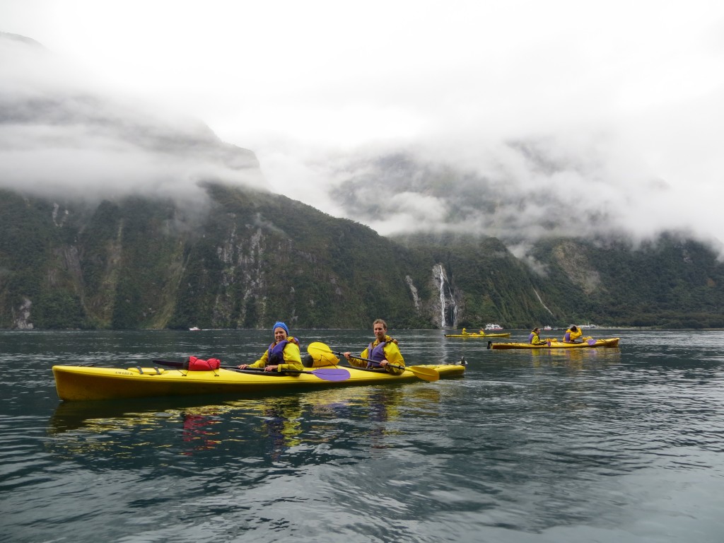 Kayaking Milford Sound