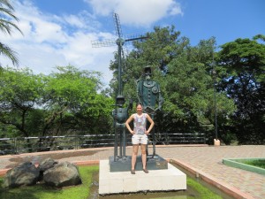 Sancho Panza, me, and Don Quijote