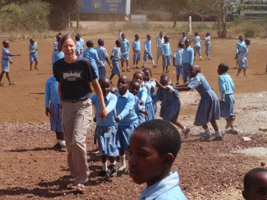 Playing with Tanzanian Kids