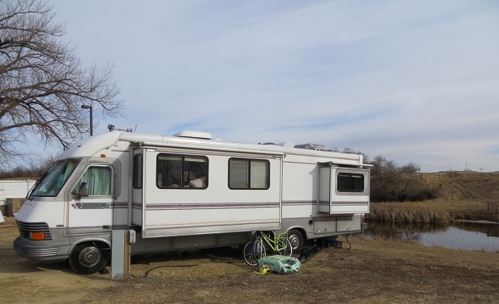 Living at Camp on the Heart in Dickinson, ND.